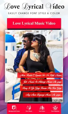 My Love Lyrical Video Maker android App screenshot 2